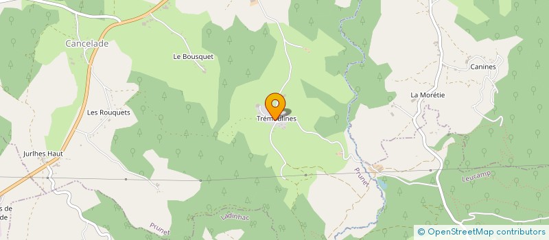 localisation de l'entreprise MADAME LUCIE CHEMINAT à PRUNET