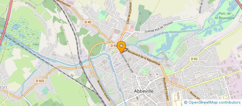 localisation de l'entreprise MADAME LUCIE CHIREUX à ABBEVILLE