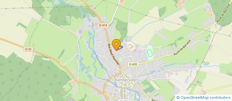 localisation de l'entreprise MADAME LUCIE CHIRRA  RAMBERVILLERS