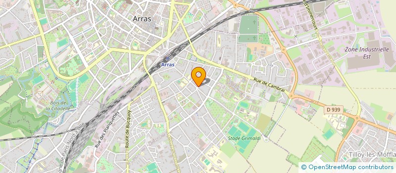 localisation de l'entreprise MADAME LUCIE CHUARD à ARRAS
