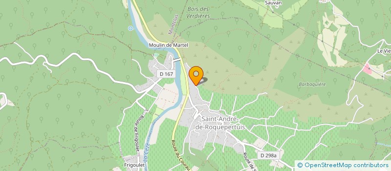 localisation de l'entreprise MADAME LUCIE CLAP  SAINT-ANDRE-DE-ROQUEPERTUIS