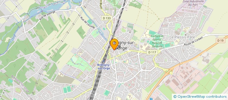 localisation de l'entreprise MADAME LUCIE COCHER  BRETIGNY-SUR-ORGE