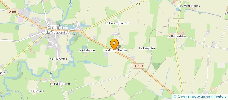 localisation de l'entreprise MADAME LUCIE COLLET à SAINT-JULIEN-DE-VOUVANTES