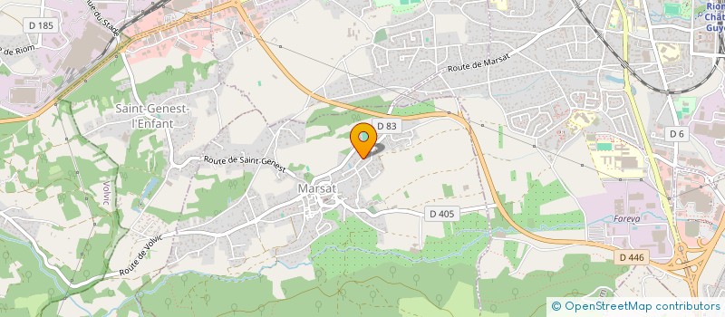 localisation de l'entreprise MADAME LUCIE CONJAT  MARSAT