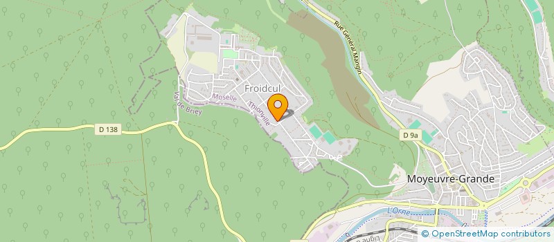 localisation de l'entreprise MADAME LUCIE CONSTANT  MOYEUVRE-GRANDE