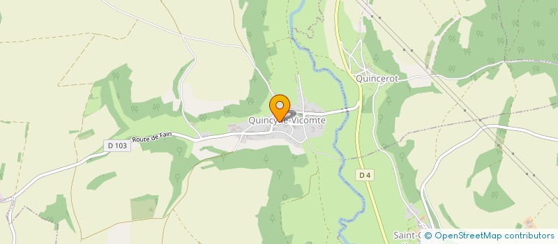 localisation de l'entreprise MADAME LUCIE COQUINOT  QUINCY-LE-VICOMTE