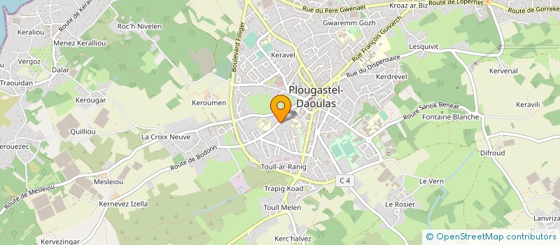 localisation de l'entreprise MADAME LUCIE CORNEE  PLOUGASTEL-DAOULAS