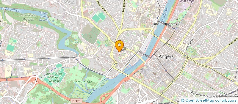 localisation de l'entreprise MADAME LUCIE COROLLER  ANGERS