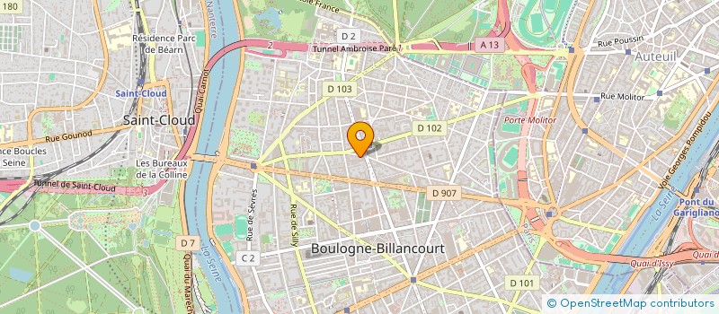 localisation de l'entreprise MADAME LUCIE COSPEREC BATIFOL à BOULOGNE-BILLANCOURT
