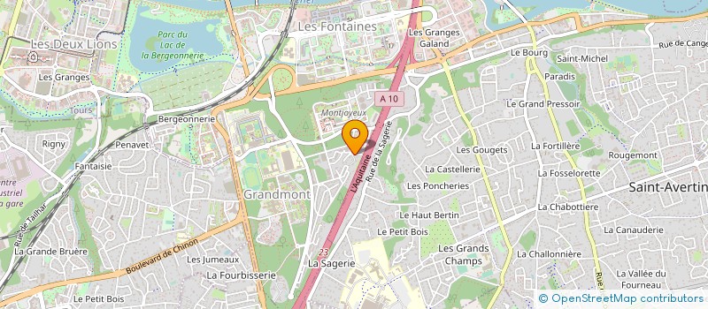 localisation de l'entreprise MADAME LUCIE COSTA  TOURS