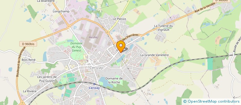 localisation de l'entreprise MADAME LUCIE COSTIL  LES PONTS-DE-CE