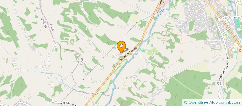 localisation de l'entreprise MADAME LUCIE COUDERT  PAVIE