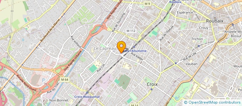 localisation de l'entreprise MADAME LUCIE COUPET à CROIX