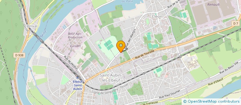 localisation de l'entreprise MADAME LUCIE COUSTURE  CLEON