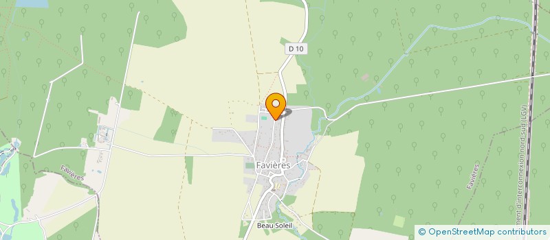 localisation de l'entreprise MADAME LUCIE CREDEVILLE  FAVIERES