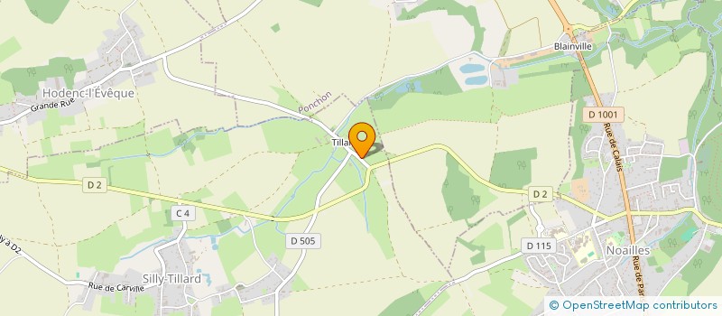 localisation de l'entreprise MADAME LUCIE CREPY  SILLY-TILLARD