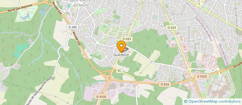 localisation de l'entreprise MADAME LUCIE CRETIER  SAINT-PIERRE-DU-MONT