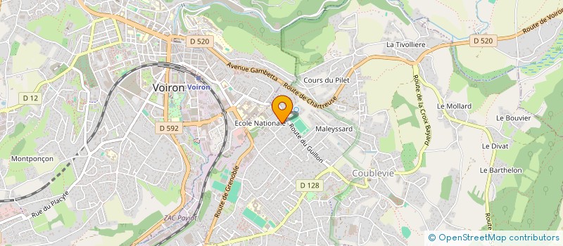 localisation de l'entreprise MADAME LUCIE CROISSANT  COUBLEVIE