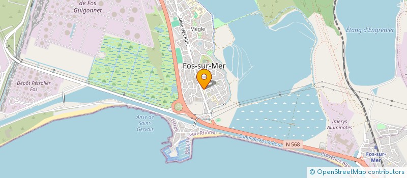 localisation de l'entreprise MADAME LUCIE CUCINOT  FOS-SUR-MER