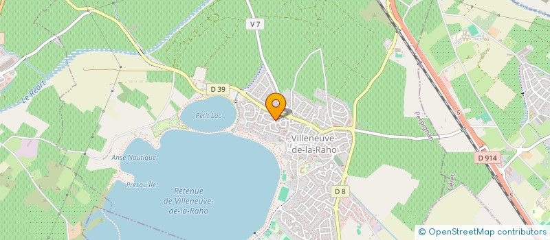 localisation de l'entreprise MADAME LUCIE CUEILLIE  VILLENEUVE-DE-LA-RAHO