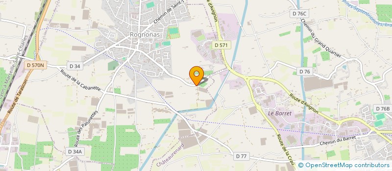 localisation de l'entreprise MADAME LUCIE CUENCA  ROGNONAS