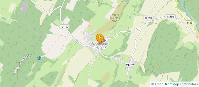 localisation de l'entreprise MADAME LUCIE CUNEY  RECOLOGNE-LES-RIOZ