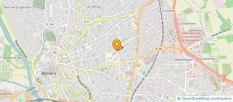 localisation de l'entreprise MADAME LUCIE CURRELI à BEZIERS