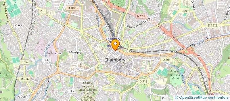 localisation de l'entreprise MADAME LUCIE D'ALU  CHAMBERY
