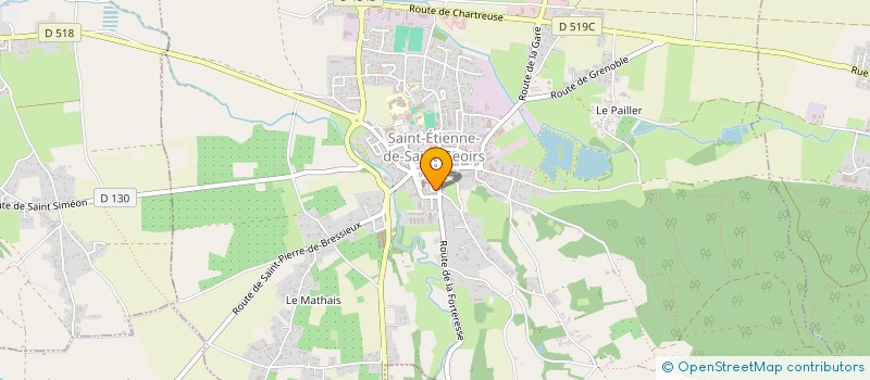 localisation de l'entreprise MADAME LUCIE DA SILVA  SAINT-ETIENNE-DE-SAINT-GEOIRS