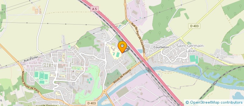 localisation de l'entreprise MADAME LUCIE DA VEIGA ROSA  MONTEREAU-FAULT-YONNE