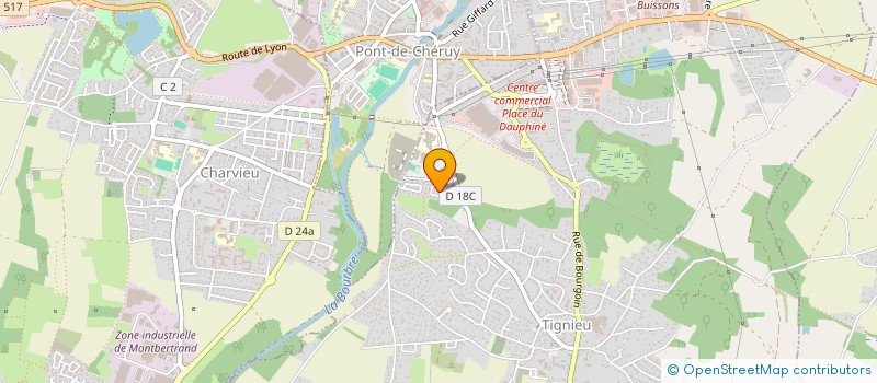 localisation de l'entreprise MADAME LUCIE DALLA VALLE  TIGNIEU-JAMEYZIEU