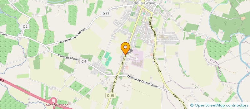 localisation de l'entreprise MADAME LUCIE DANGAS  SAINT-NICOLAS-DE-LA-GRAVE