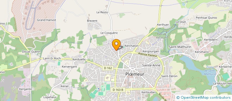 localisation de l'entreprise MADAME LUCIE DANNIC  PLOEMEUR