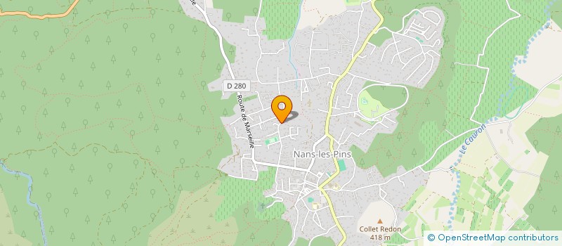 localisation de l'entreprise MADAME LUCIE DARLET  NANS-LES-PINS