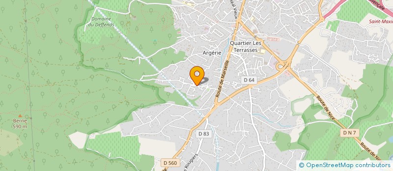 localisation de l'entreprise MADAME LUCIE DARRES  SAINT-MAXIMIN-LA-SAINTE-BAUME