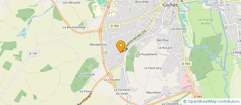 localisation de l'entreprise MADAME LUCIE DAUNAY à LOCHES