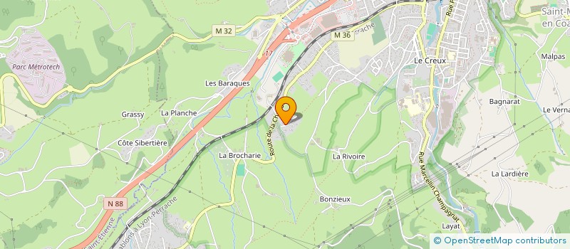 localisation de l'entreprise MADAME LUCIE DAUPHIN à SAINT-CHAMOND
