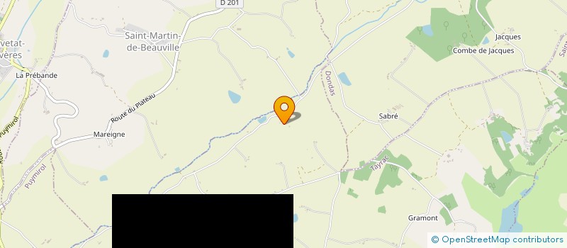 localisation de l'entreprise MADAME LUCIE DAUSSE  TAYRAC