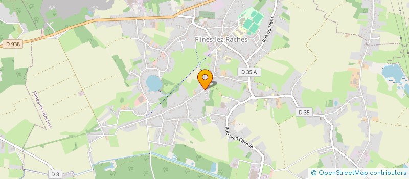 localisation de l'entreprise MADAME LUCIE DAUTHUILLE  FLINES-LEZ-RACHES