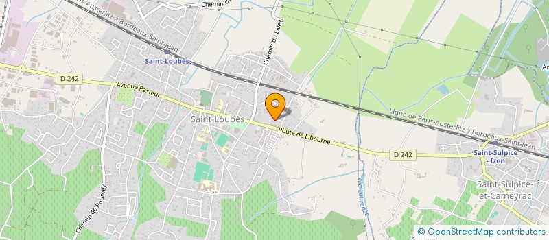 localisation de l'entreprise MADAME LUCIE DE AMEZAGA à SAINT-LOUBES