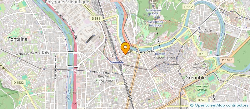 localisation de l'entreprise MADAME LUCIE DE BIGAULT DE GRANRUT à GRENOBLE