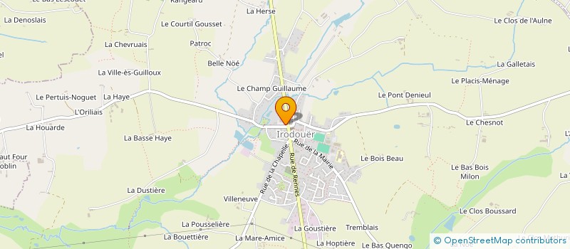 localisation de l'entreprise MADAME LUCIE DE BORGGRAEF  IRODOUER