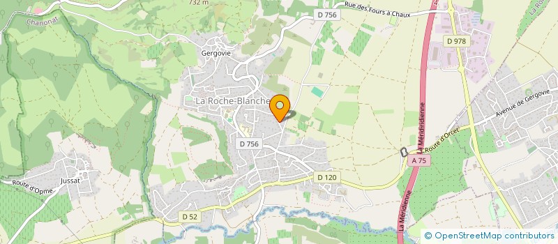 localisation de l'entreprise MADAME LUCIE DE BRITO  LA ROCHE-BLANCHE