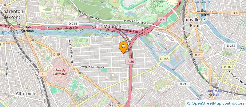 localisation de l'entreprise MADAME LUCIE DE CARVALHO  MAISONS-ALFORT