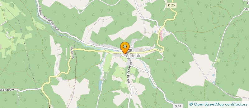 localisation de l'entreprise MADAME LUCIE DE CONTI  LE BUISSON-DE-CADOUIN