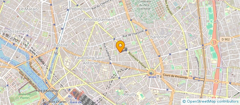 localisation de l'entreprise MADAME LUCIE DE GUILLEBON à PARIS