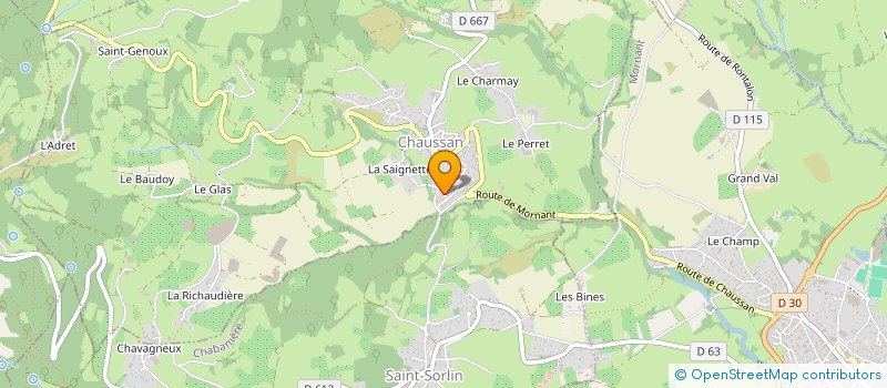 localisation de l'entreprise MADAME LUCIE DE MARCO à CHAUSSAN