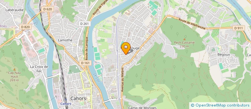 localisation de l'entreprise MADAME LUCIE DE OLIVEIRA  CAHORS