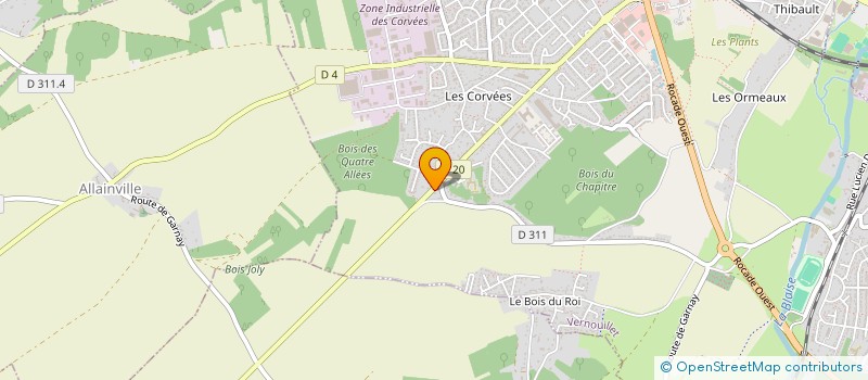 localisation de l'entreprise MADAME LUCIE DEBELLEMANIERE à VERNOUILLET