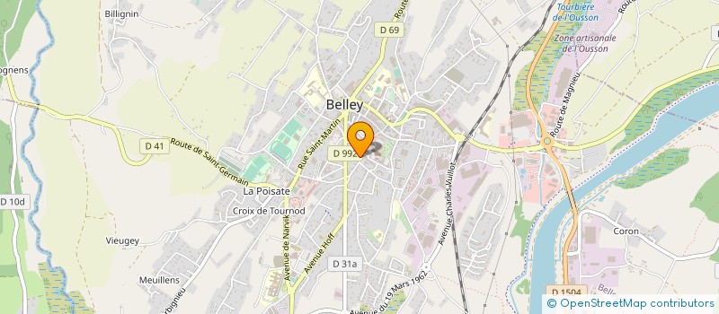 localisation de l'entreprise MADAME LUCIE DEBONNE  FROGES